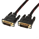 1.5m Cable DVI vers DVI m m de video numerique HDTV avec doubles noyaux de ferrite