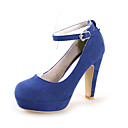 Suede talon pompes a...