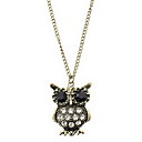 Retro hibou collier ...