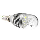 E14 3W 6000-6500K 270Lm naturel ampoule LED White Ball 85-265V