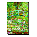 L etang de nenuphar avec le pont japonais 1899 par Claude Monet celebre toiles tendues