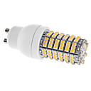 GU10 6W 380-410LM 138x3528SMD 3000-3500K Blanc chaud ampoule LED 220V