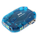 2 ports PS  2 auto commutateur KVM mt-201uk de donnees haute vitesse partageant linterface