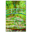 L etang de nenuphar avec le pont japonais 1899 par Claude Monet celebre Reproduction