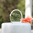 cristal gateau topper - coeur