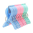 10PCS clips en plastique colores