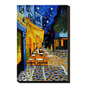 La Terrasse du Cafe de la Place du Forum Arles la nuit 1888 par Vincent Van Gogh celebre toiles tendues