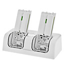 Rechargeable Battery Station pour Wii  2 x piles rechargeables 2800mAh