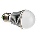 Dimmable E27 3W 6000-6500K 270Lm naturel ampoule LED White Ball 220