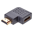 90 degres vers HDMI V1.3 M  F adaptateur de gauche