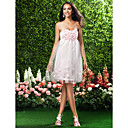 ORVA - Robe pour Mariage et de Demoiselle dHonneur Satin Tulle