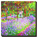 Le jardin de l etire Canvasist Giverny vers 1900 par Claude Monet celebre toiles tendues