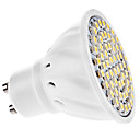 GU10 3W 60x3528smd 120-150LM 3000-3500K lumiere blanche chaude a mene l ampoule spot  ac 110-130ac 220-240 V 