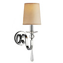 40W Wall Light moderne avec Tissu Ombre Chandelier style Arm cristal Droplet