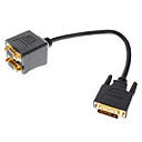 DVI 24 5 male 2VGA cable femelle 0.2m