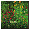 Jardin aux tournesols par Gustav Klimt celebre toiles tendues