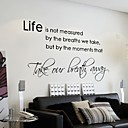 La vie n est pas au sujet d attendre que la tempete passe Wall Sticker