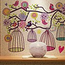 Oiseaux fleur coloree Wall Sticker