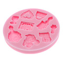 3D bijoux Theme Silicone Cookie Biscuit Mold