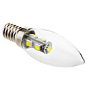 e14 1s 60-70lm 7x5050smd 6000-6500k ampoule menee de bougie  220-250V 