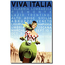 Imprime sur toile Vintage Viva Italia par collection Vintage Apple avec cadre etire