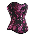 Noir et pourpre floral Gothic Lolita Corset