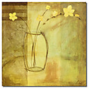 Imprime sur toile Vase jaune par Pablo Esteban avec cadre etire