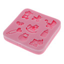 3D Bebe Theme Silicone Cookie Biscuit Mold