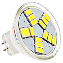 MR11 4W 15x5630SMD 380-420LM 6000-6500K lumiere blanche naturelle ampoule LED Spot  AC 12V 