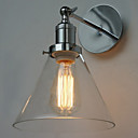 60W Art-Deco Wall Light Cone avec Verre ombre vers le bas