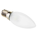 E14 0.5W 35-45LM 3x5050SMD 6000-6500K Milky Cover White Light Candle ampoule LED  220-250V 