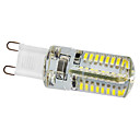 G9 3W 64x3014smd 210-240lm 6000-6500K lumiere blanche resine ampoule LED naturel 220v