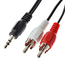 Audio 3.5mm 2 RCA male male 15 M