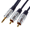 3.5mm audio 2RCA cable plaque or 15 M