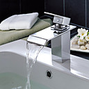 contemporaine robinet devier cascade salle de bains finition chromee