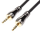 3.5mm male male AUX Audio Cable Black plaque or 2M