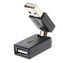 USB 2.0 Angle Male to Female 180 Rotating cable adaptateur