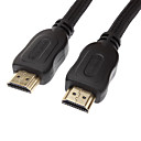 cable hdmi libre 15 m  3m 10ft v1.4 HDMI 1080p noir avec ethernet HDMI vers HDMI cable HDMI haute vitesse w  tores de ferrite