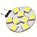 G4 1.5W 9x5050SMD 90-120LM 6000-6500K lumiere blanche naturelle ampoule LED Spot  12V 