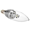 E14 3W 190LM blanc naturel ampoule menee de bougie 220v