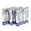 Accueil BTY Ni-MH AAA 1000mAh 12 V rechargeable 12pcs de la batterie