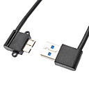 usb 3.0 de 90 degres vers la gauche pour micro usb 3.0 de 90 degres cable du disque dur gauche m  m 02 m