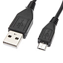 USB 2.0 male Micro USB male Donnee 2.0 Cable de charge noir pour Amazon Kindle 3