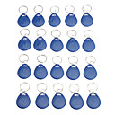 20 Pcs Writeble RFID Keychain Card Fob Tag EM Format