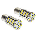 1156BA15S 3W 6000-6500K 216LM 54x3528SMD LED oule blanche 12V DC 1 paire