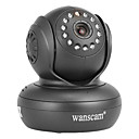 Wanscam-Mini Wireless libre camera IP P2P avec Pan-Tilt detection de mouvement telechargement FTP Plug and Play