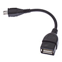 Cable Male Micro USB - Femelle OTG 01 m