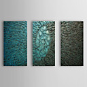 peinture l huile abstraite ensemble de 3 toiles peintes la main 1307-ab0449