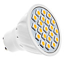 ampoule Spot LED Lumiere Blanche Chaude GU10 5W 20x5050SMD 320LM  220V 