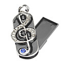 8 Go de metal Notes de musique USB Flash Drive